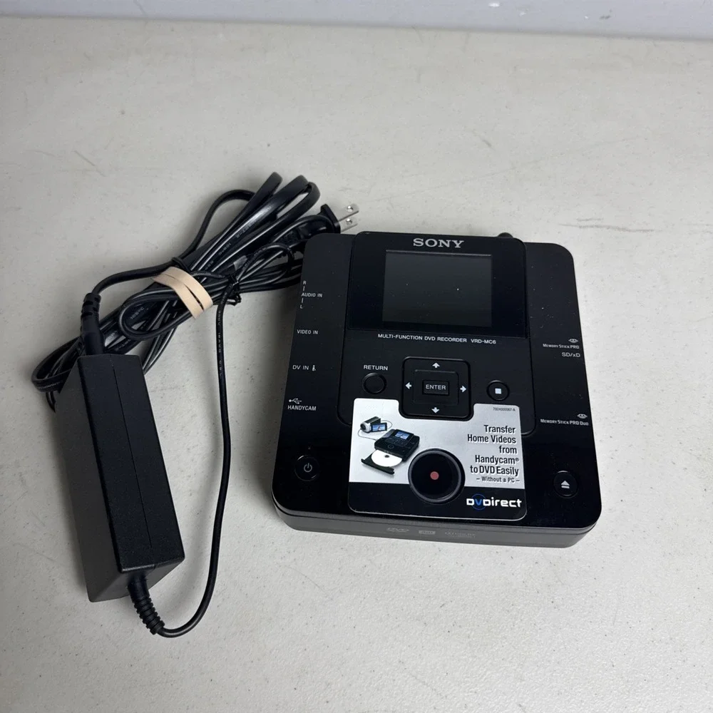 Sony VRD-MC6 DVDirect Multi-Function DVD Recorder w/ Power Supply - EUC